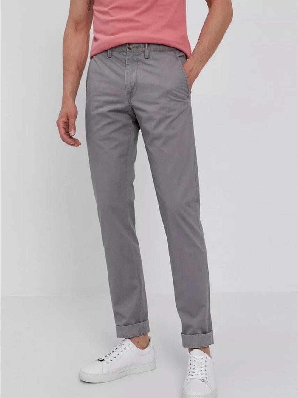 Polo Ralph Lauren Stretch Slim Fit Pants Soft Grey 31 x 30